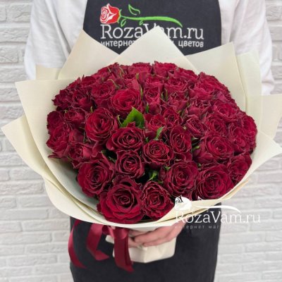 Букет из 51 красной розы ( 40 см)