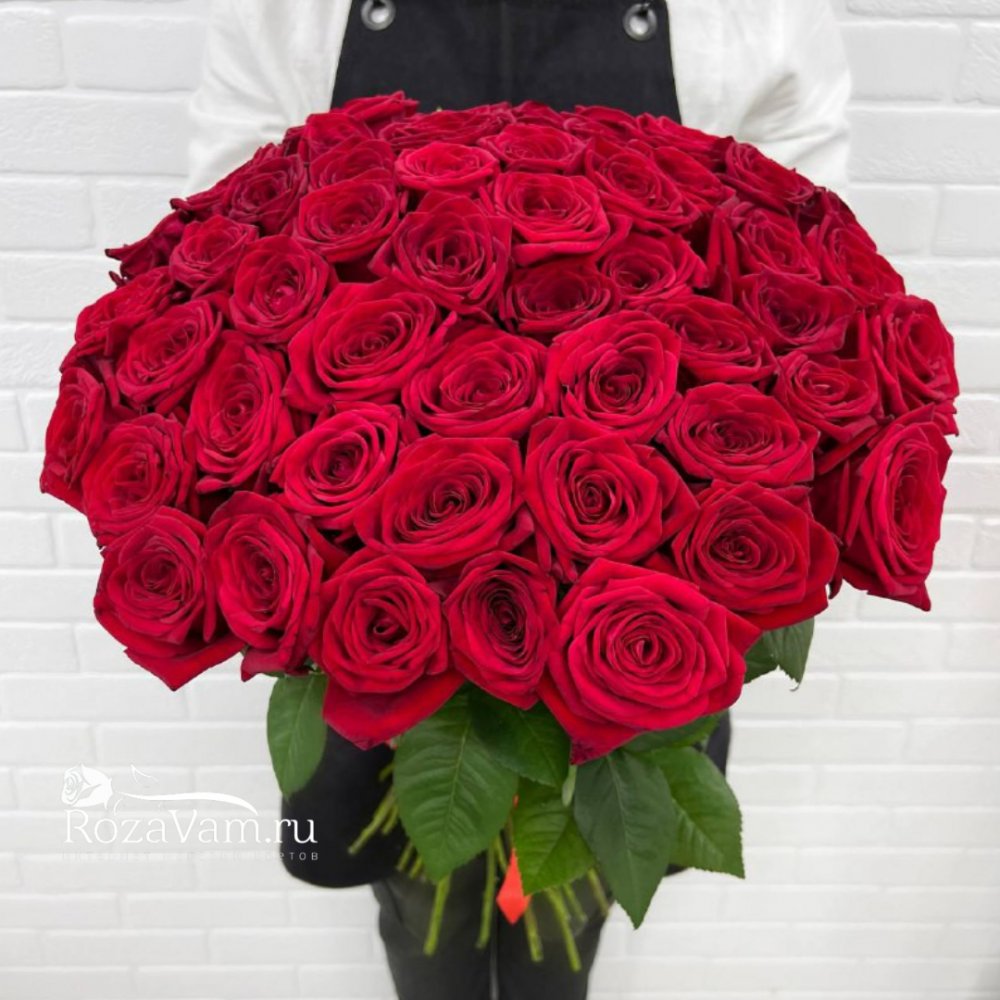 Букет из 51 красной розы (70 см)