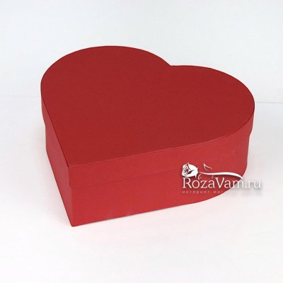 Коробка красная сердце