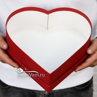 Коробка сиреневая сердце
