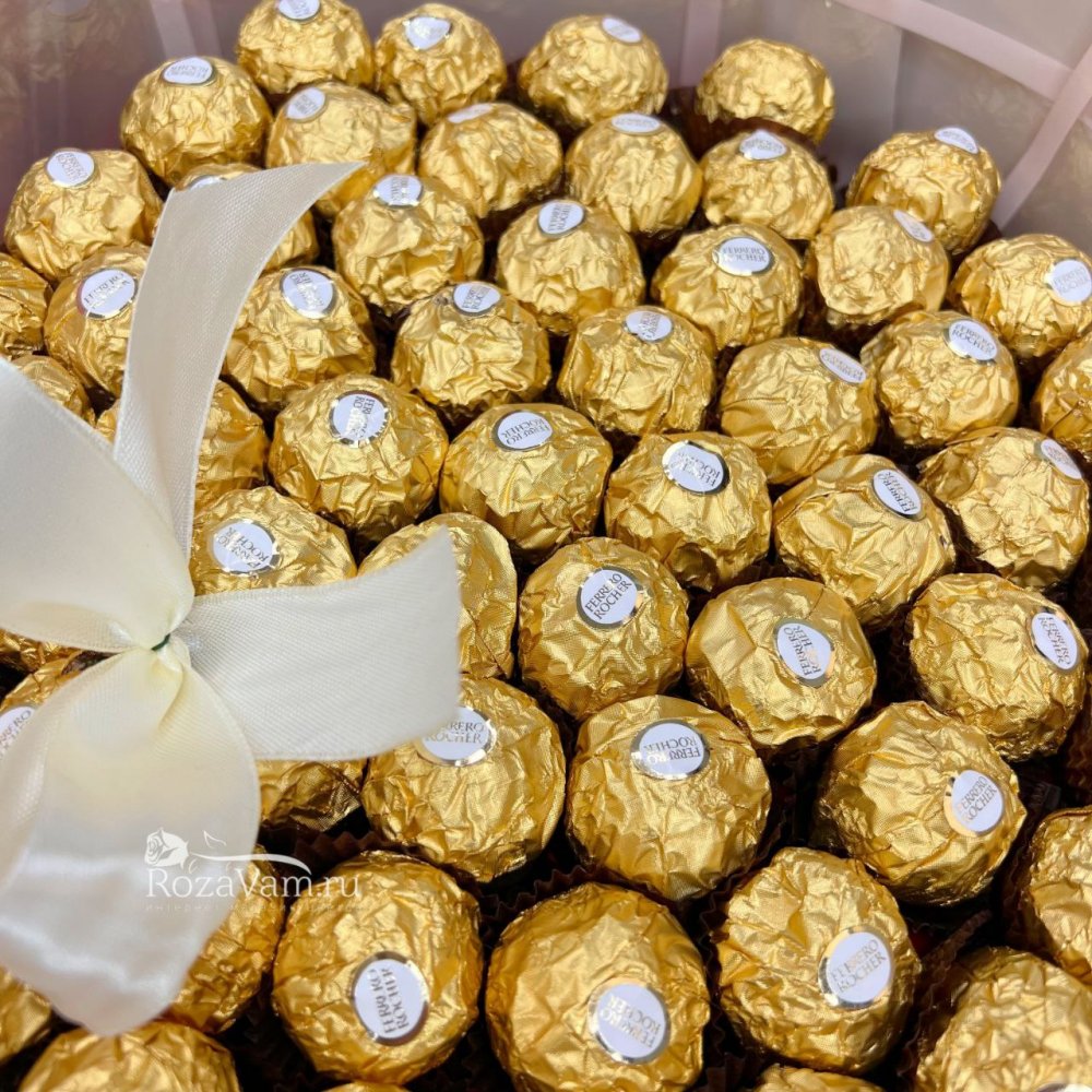 Сладкие букеты с конфетами Ferrero Rocher