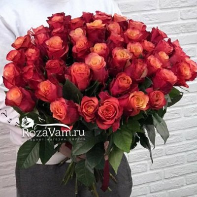 Букет из 51 розы Эквадор Богард