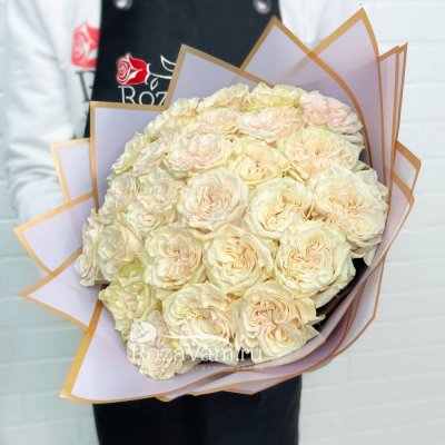 Розы розовые 9 шт 50см в сумке